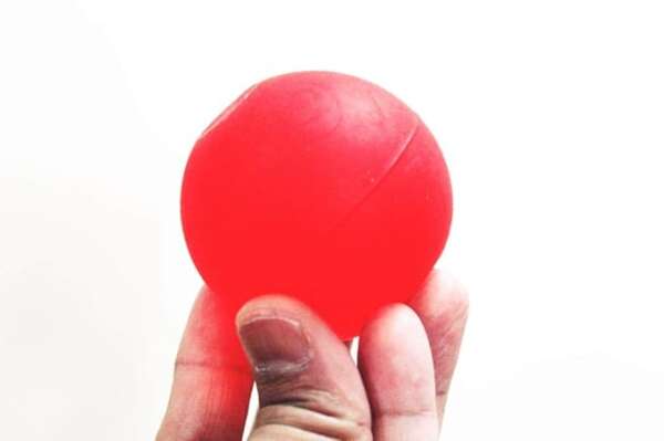 NAB Gel Ball for Hand Exercise- Hand Grip Strengthener- Stress Relief Therapy- Non-Toxic BPA Free (Universal Size-Red) - Image 5