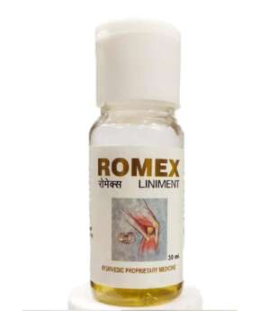 NAB ROMEX LINIMENT Pain Relief Oil for Body, Back, Knee and Legs, 30ml -Pack of 2