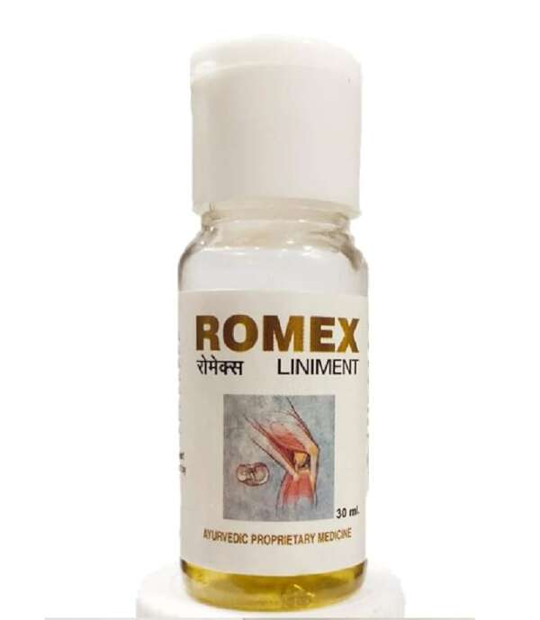 NAB ROMEX LINIMENT Pain Relief Oil for Body, Back, Knee and Legs, 30ml -Pack of 2