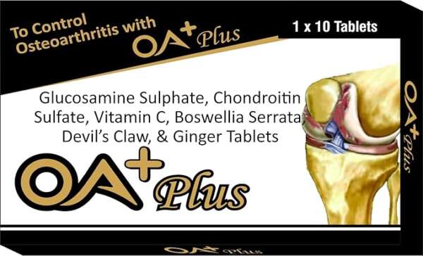 NAB HEALTHCARE Glucosamine Sulphate, Chondroitin Sulphate, Vitamin C, Boswellia Serrata, Devil's Claw and Ginger Tablets